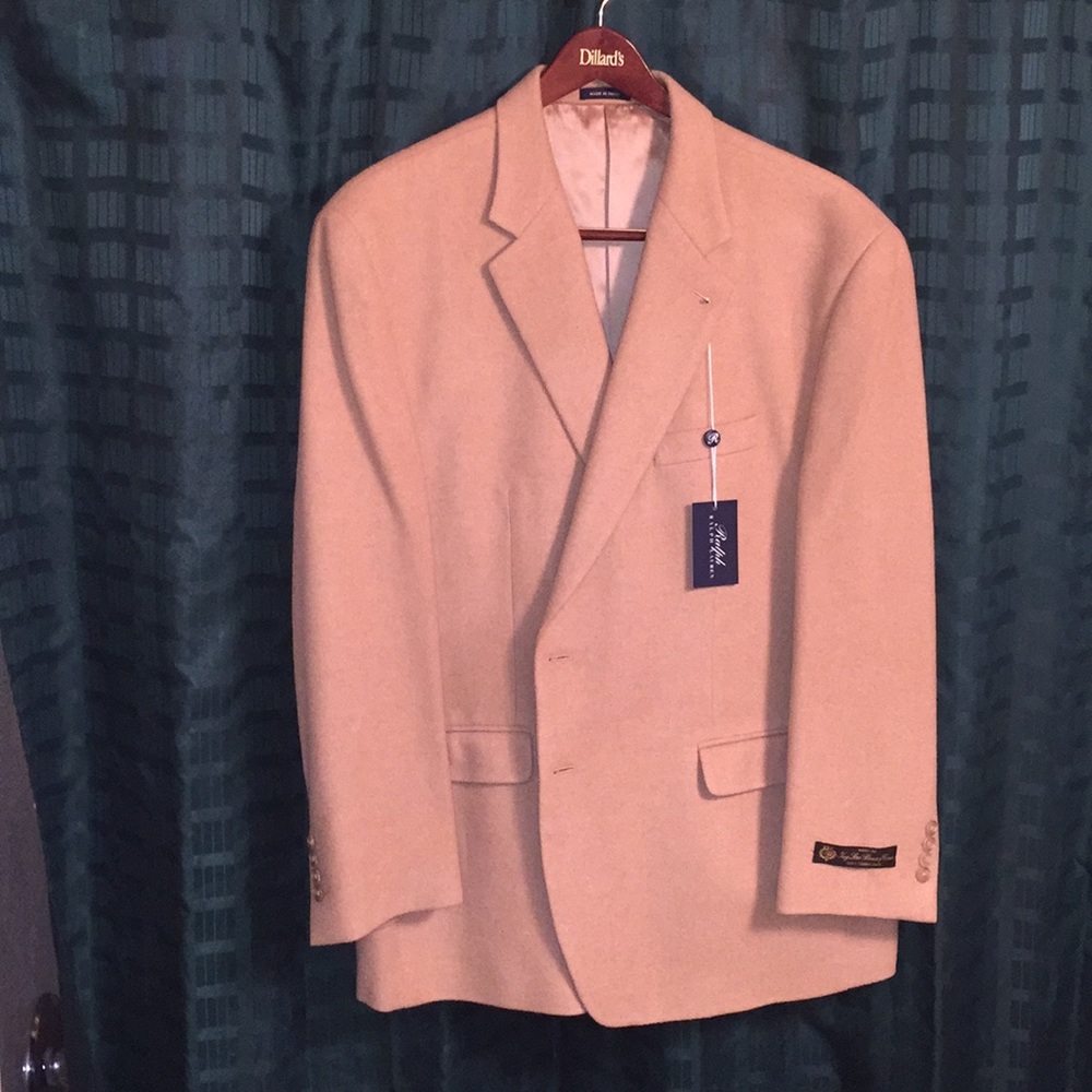 Men’s Ralph Lauren 100% camel hair coat size 50R